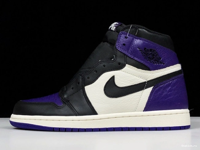 One Kick Jordan 1 555088-501 Air Court Purple 0715